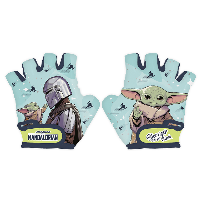 Disney - Детски ръкавици за велосипед Disney - STAR WARS MANDALORIAN