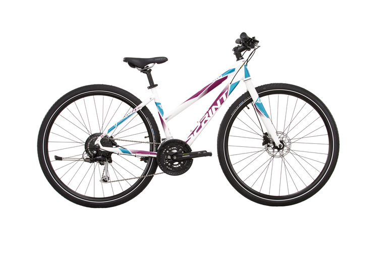 Велосипеди Sprint - Велосипед Sprint Sintero Lady Rigid 28 - Бял/лилав